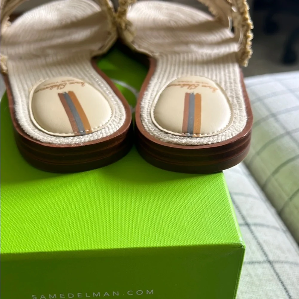 Sam Edelman Raffia Sandals - Picture 3 of 5